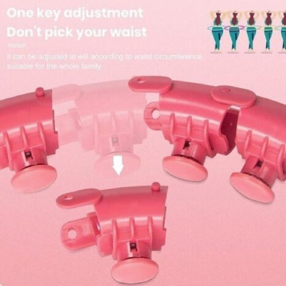 Weighted Smart Fitness Hoop,24 Detachable Knots Abdomen Fitness Weight Loss - Picture 3 of 6